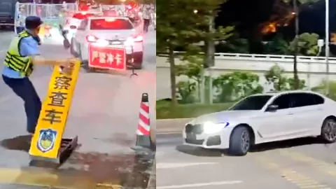 潮州宝马冲卡事件